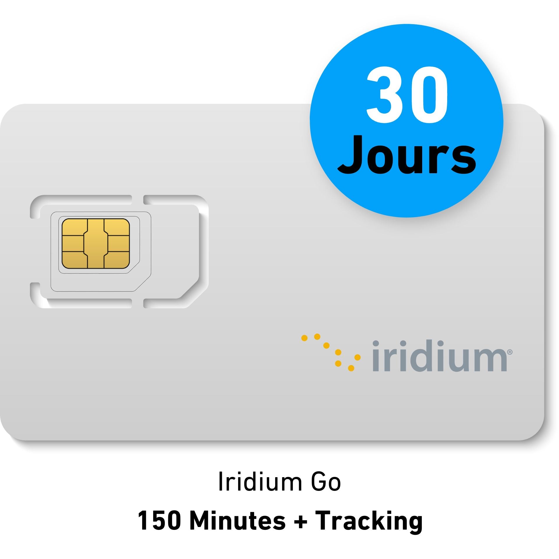 Abonnement Mensuel IRIDIUM GO DATA & SMS Illimité + 150 MIN de Voix - Tracking