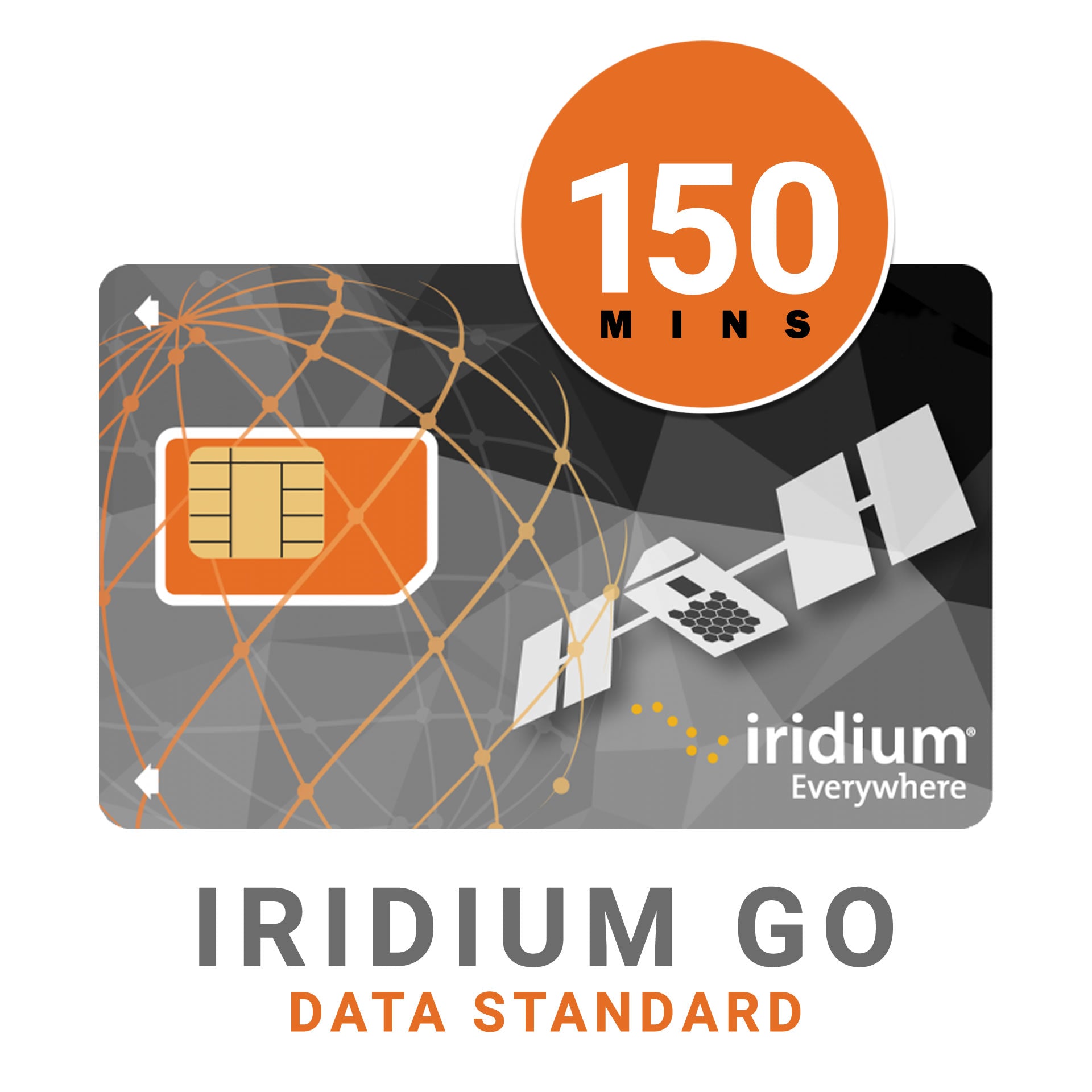 Abonnement Mensuel IRIDIUM GO 150 min Voix et/ou Data