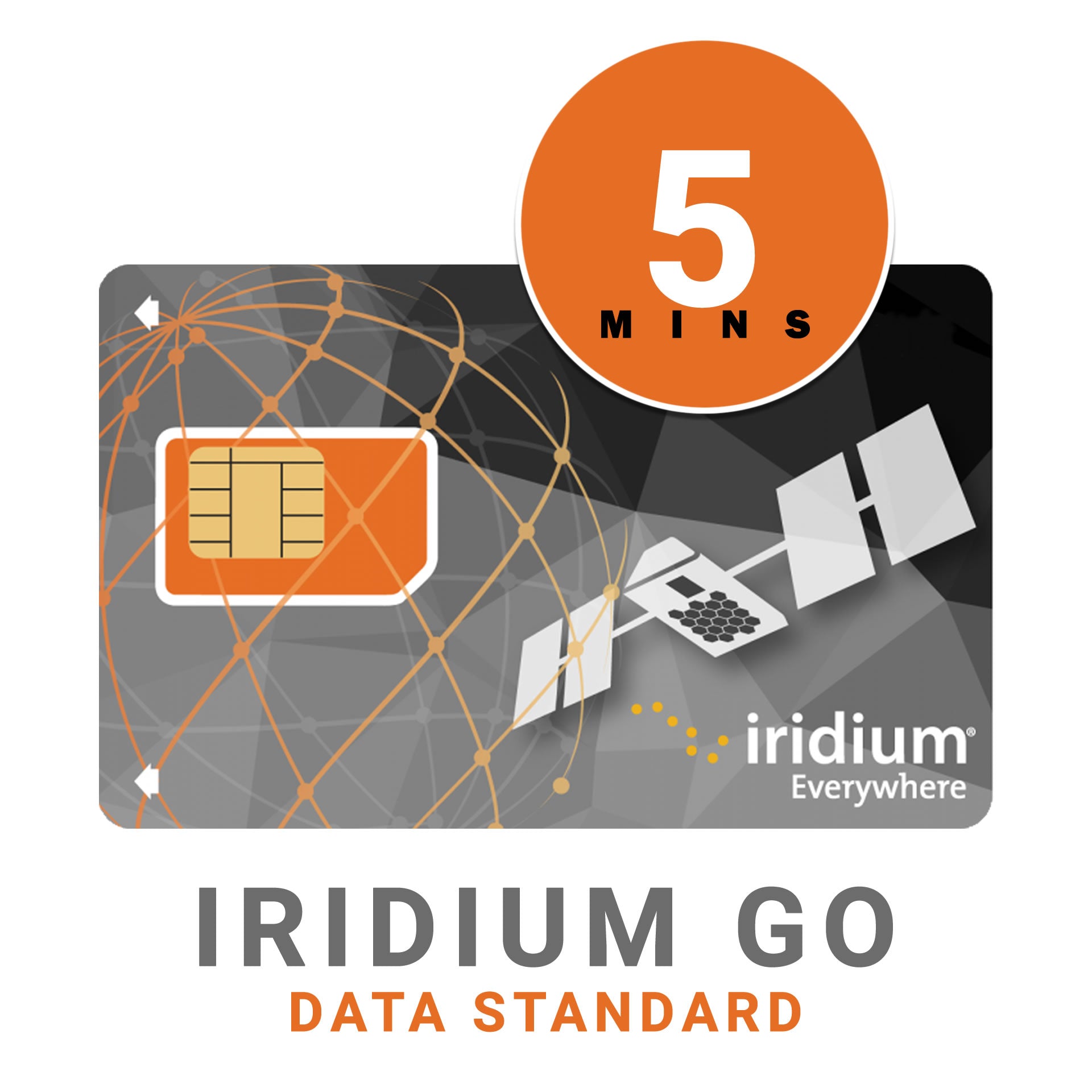 Abonnement Mensuel IRIDIUM GO 5 min Voix OU Data - 1500 SMS