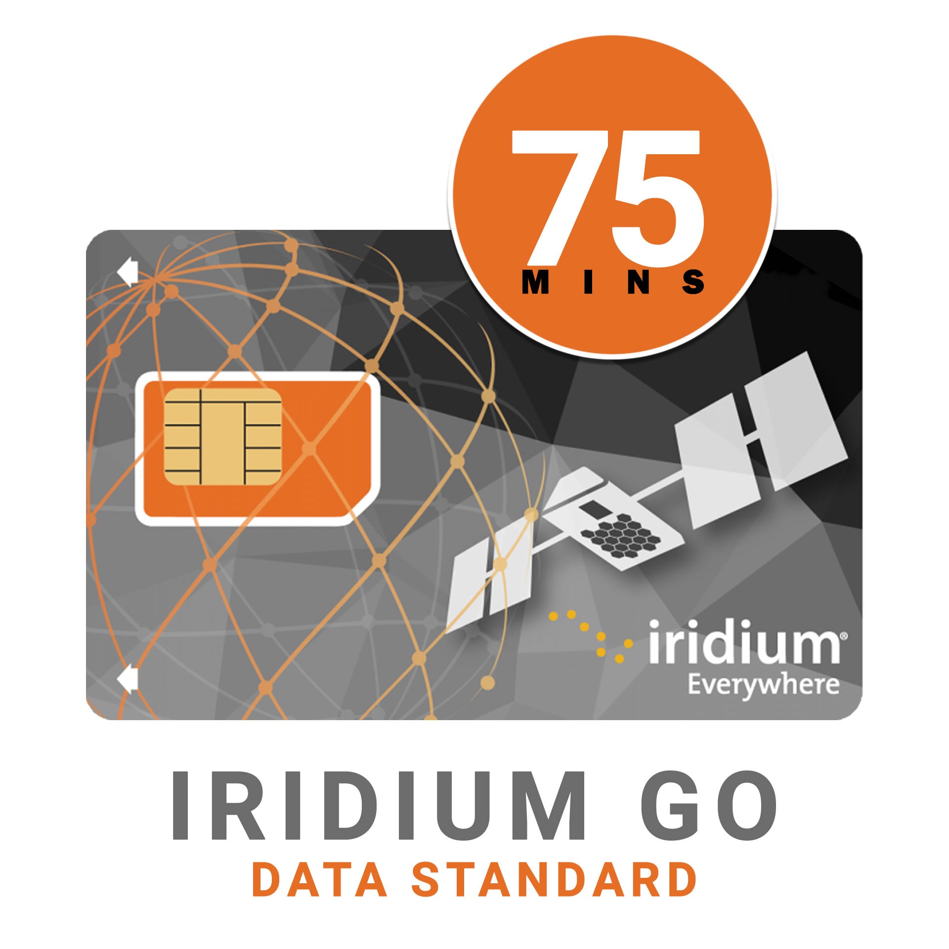 Abonnement Mensuel IRIDIUM GO 75 min Voix et/ou Data