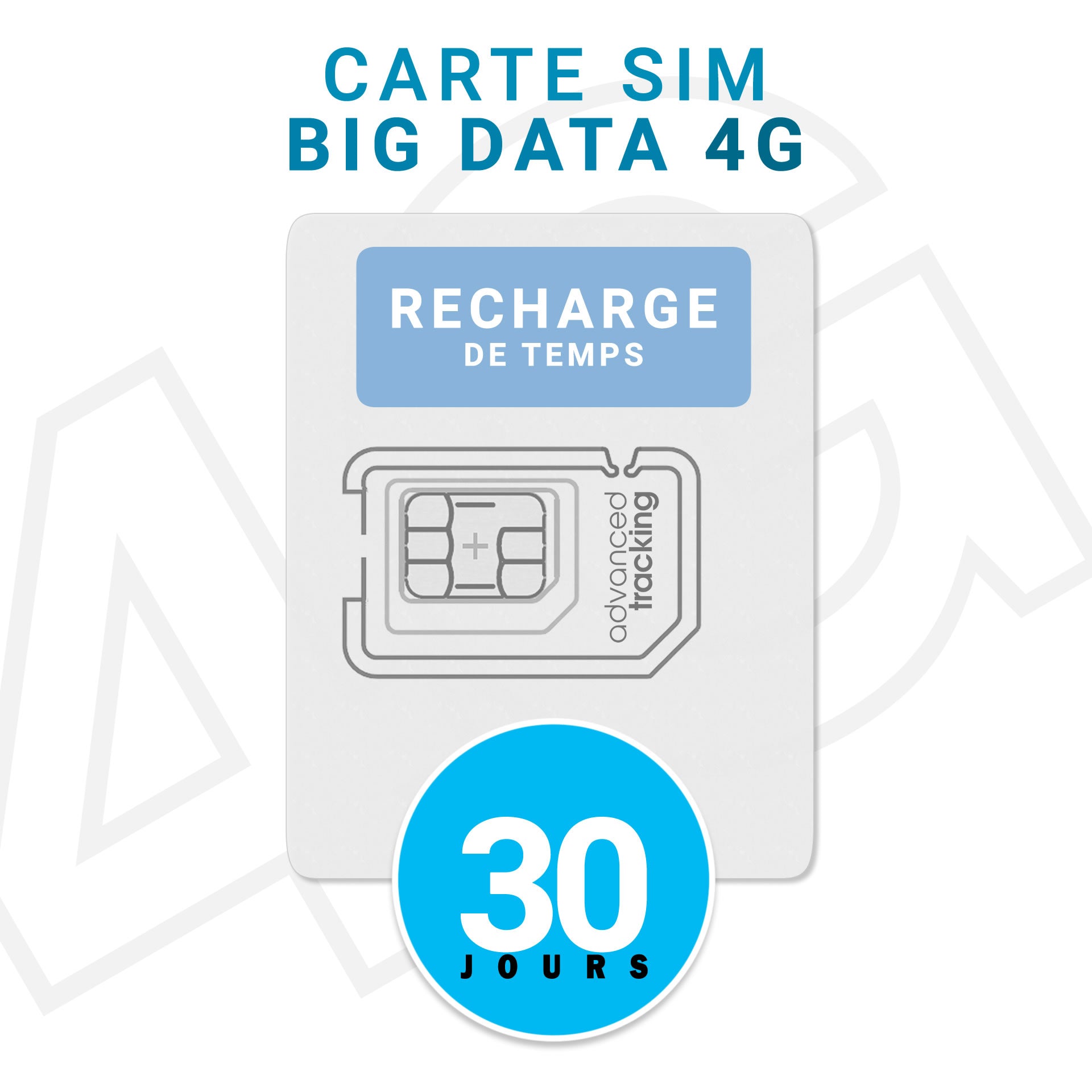 Recharge de Temps Carte SIM Prépayée BIG DATA