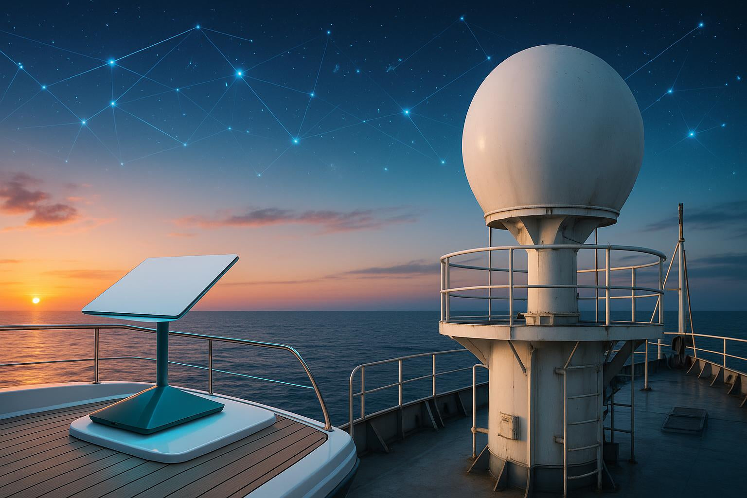 Starlink vs. VSAT : quel internet satellite choisir pour votre bateau ?