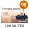 Carte Prépayée INMARSAT Rechargeable CÔTIER FLEET ONE - 300 UNITES - 90 JOURS
