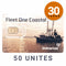 Carte Prépayée INMARSAT Rechargeable CÔTIER FLEET ONE - 50 UNITES - 30 JOURS