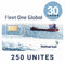 Carte Prépayée INMARSAT Rechargeable GLOBAL FLEET ONE - 250 UNITES - 30 JOURS