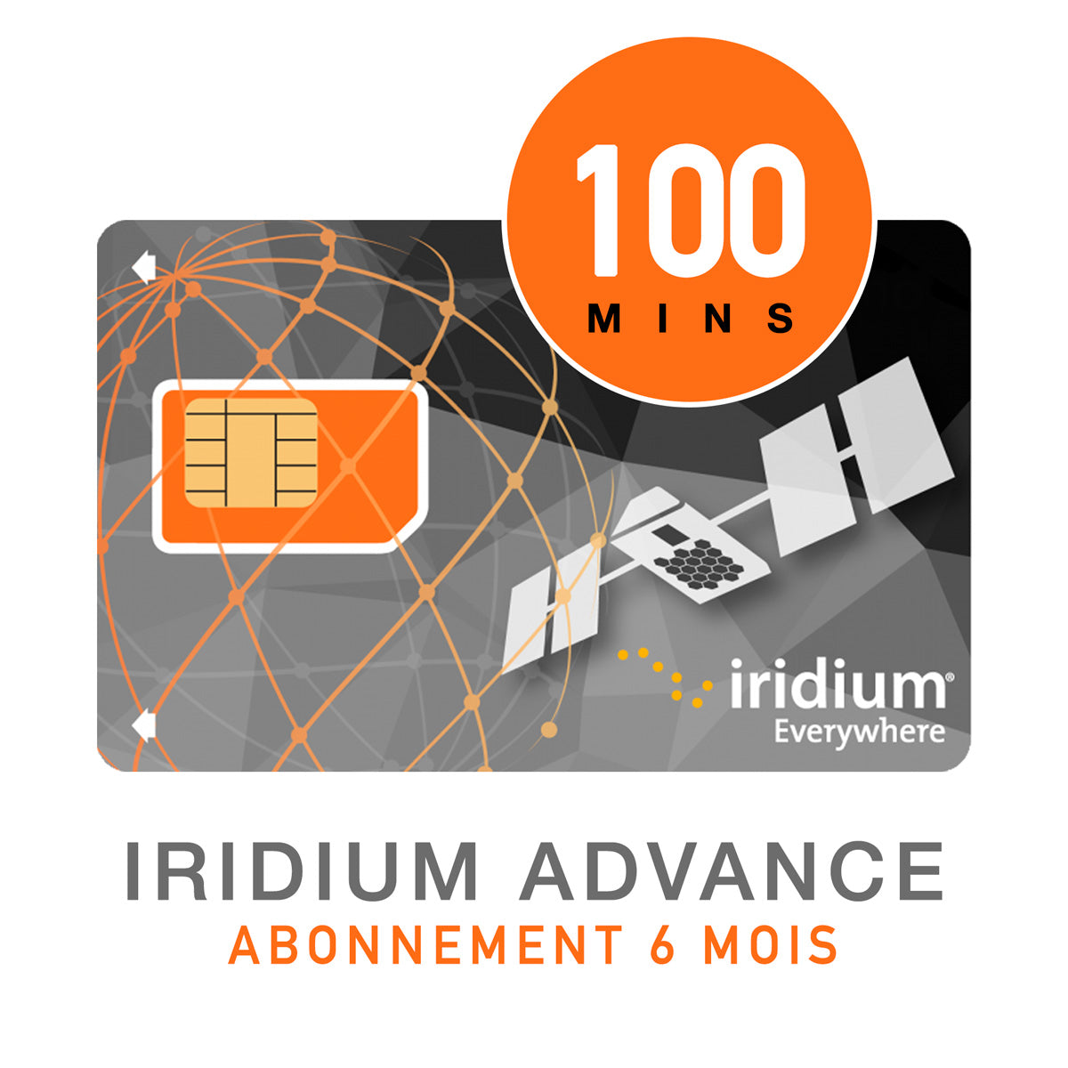6 month subscription IRIDIUM ADVANCE 100 MIN