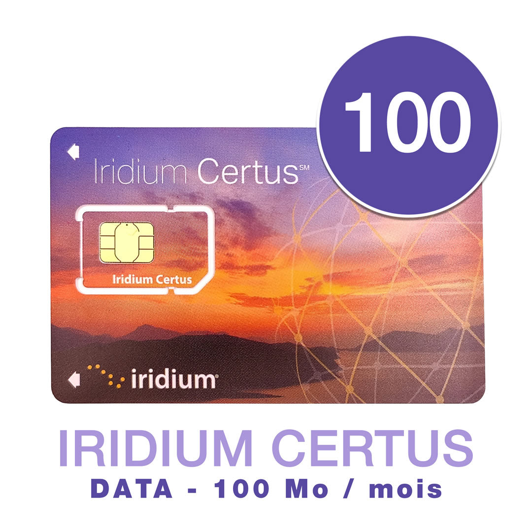Monthly subscription IRIDIUM CERTUS 100/200 & 700 - 100MB/month
