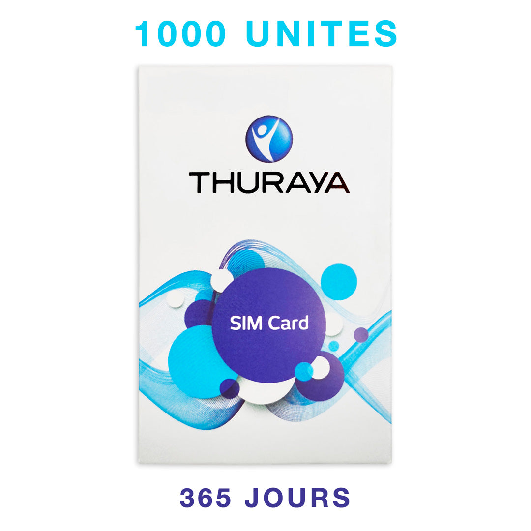 Carte SIM Prépayée Thuraya NOVA 1000u